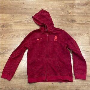 Kids Nike Red Liverpool FC Hoodie (youth XL)